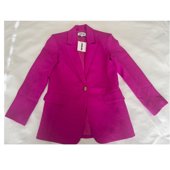 Saint Art Jackie oversized blazer in fuchsia Size Small - Picture 3 of 7